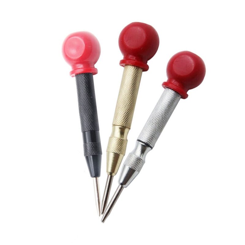 1PC Super Strong Automatic Centre Punch and Adjustable Spring Loaded Metal Drill Tool HOME and Woodworking Accessory - Image 4