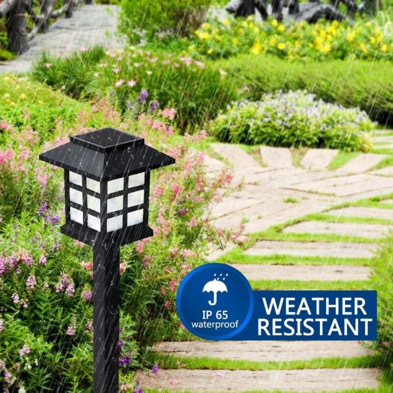 2/4/6/8pcs Led Solar Pathway Lights Waterproof Outdoor Solar Lamp for Garden/Landscape/Yard/Patio/Driveway/Walkway Lighting - Image 3