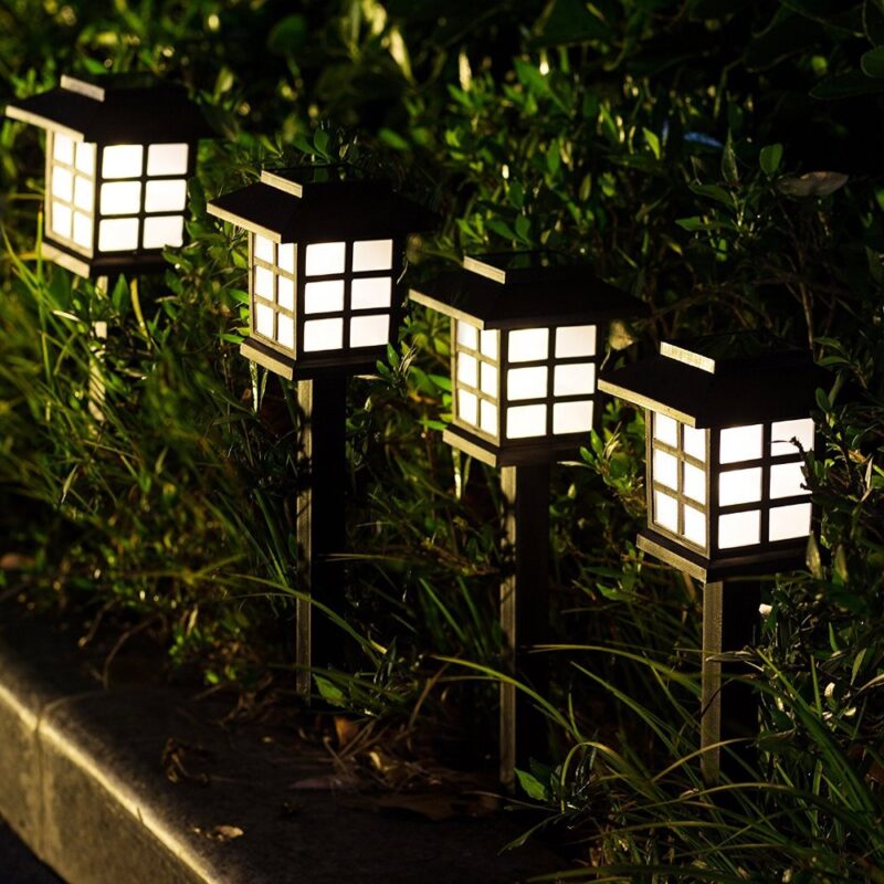 2/4/6/8pcs Led Solar Pathway Lights Waterproof Outdoor Solar Lamp for Garden/Landscape/Yard/Patio/Driveway/Walkway Lighting - Image 4