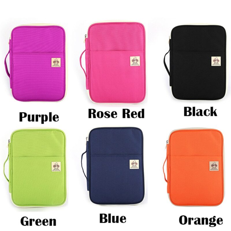 A4 File Folder Document Organizer Padfolio Multifunction Case for Ipad Bag Office Filing Briefcase Products Storage Stationery - Image 2