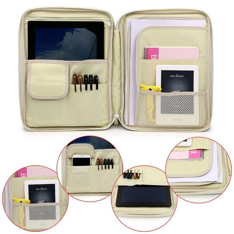 A4 File Folder Document Organizer Padfolio Multifunction Case for Ipad Bag Office Filing Briefcase Products Storage Stationery - Image 4