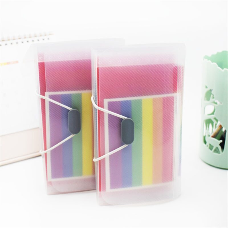 A6 Plastic Portable File Folder Extension Wallet Bill Receipt File Sorting Organizer Office Storage Bag Folders Filing Products - Image 3