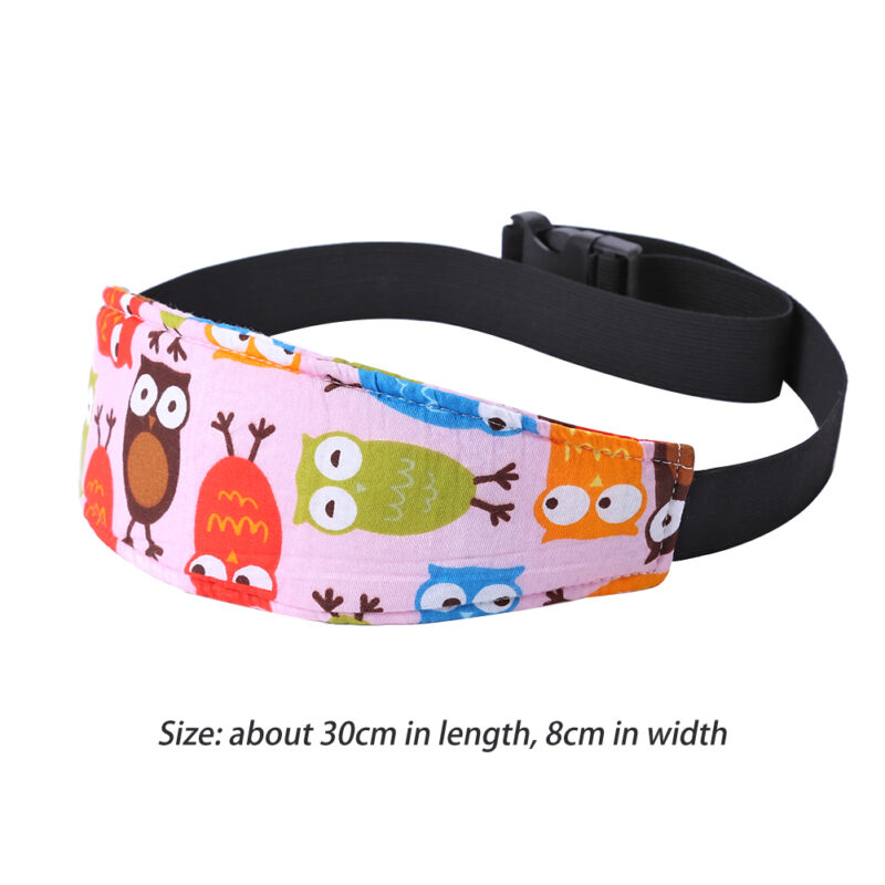 Adjustable Baby Sleep Head Holder Belt Car Seat Stroller Head Support Fixed Band Cartoon Travel Pillow Safety Fix Positioner - Image 6