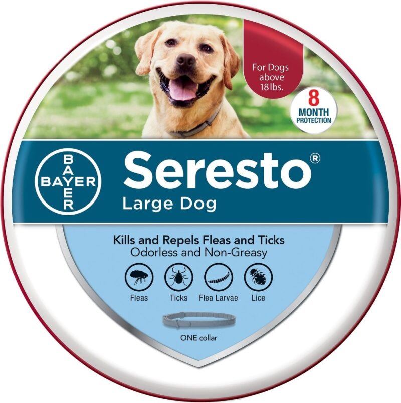 Dog Cat Collar Seresto 8 Month Flea & Tick Prevention Collar for Cats Dog Mosquitoes Repellent Collar Insect Mosquitoes Supplies