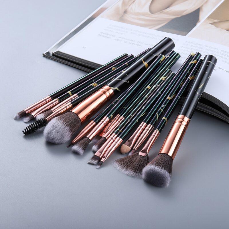 FLD 5/15Pcs Makeup Brushes Tool Set Cosmetic Powder Eye Shadow Foundation Blush Blending Beauty Make Up Brush Maquiagem - Image 2