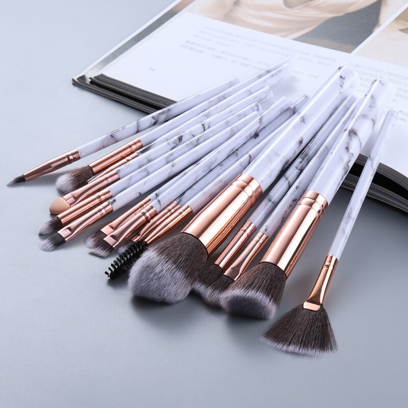 FLD 5/15Pcs Makeup Brushes Tool Set Cosmetic Powder Eye Shadow Foundation Blush Blending Beauty Make Up Brush Maquiagem - Image 3