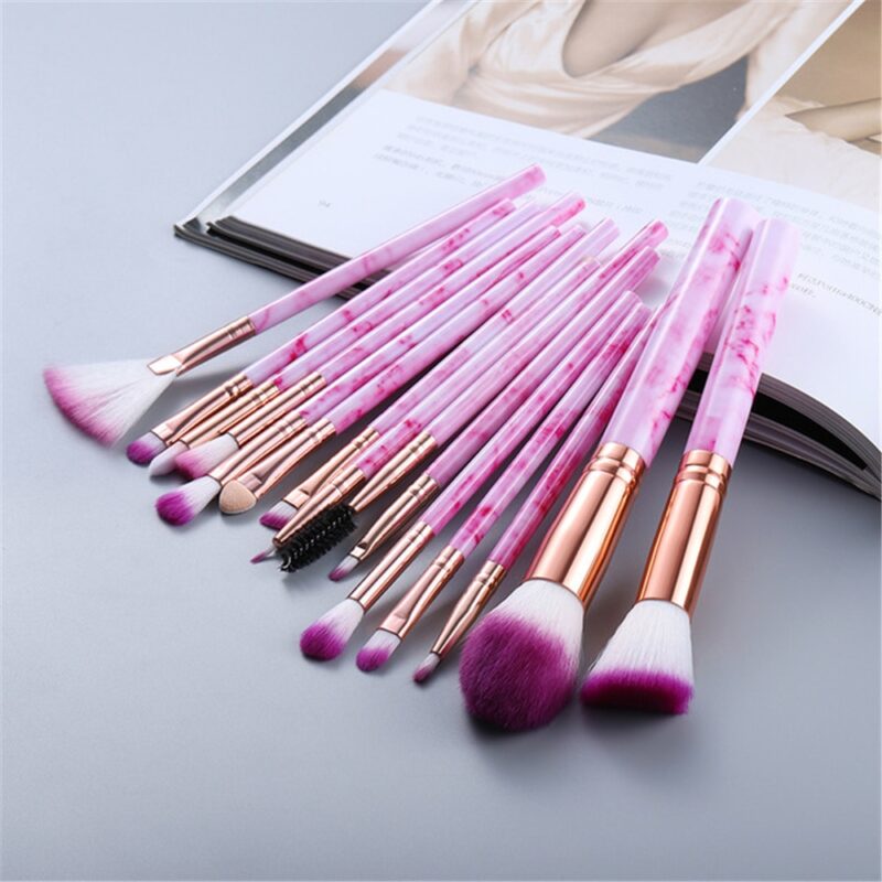 FLD 5/15Pcs Makeup Brushes Tool Set Cosmetic Powder Eye Shadow Foundation Blush Blending Beauty Make Up Brush Maquiagem - Image 6