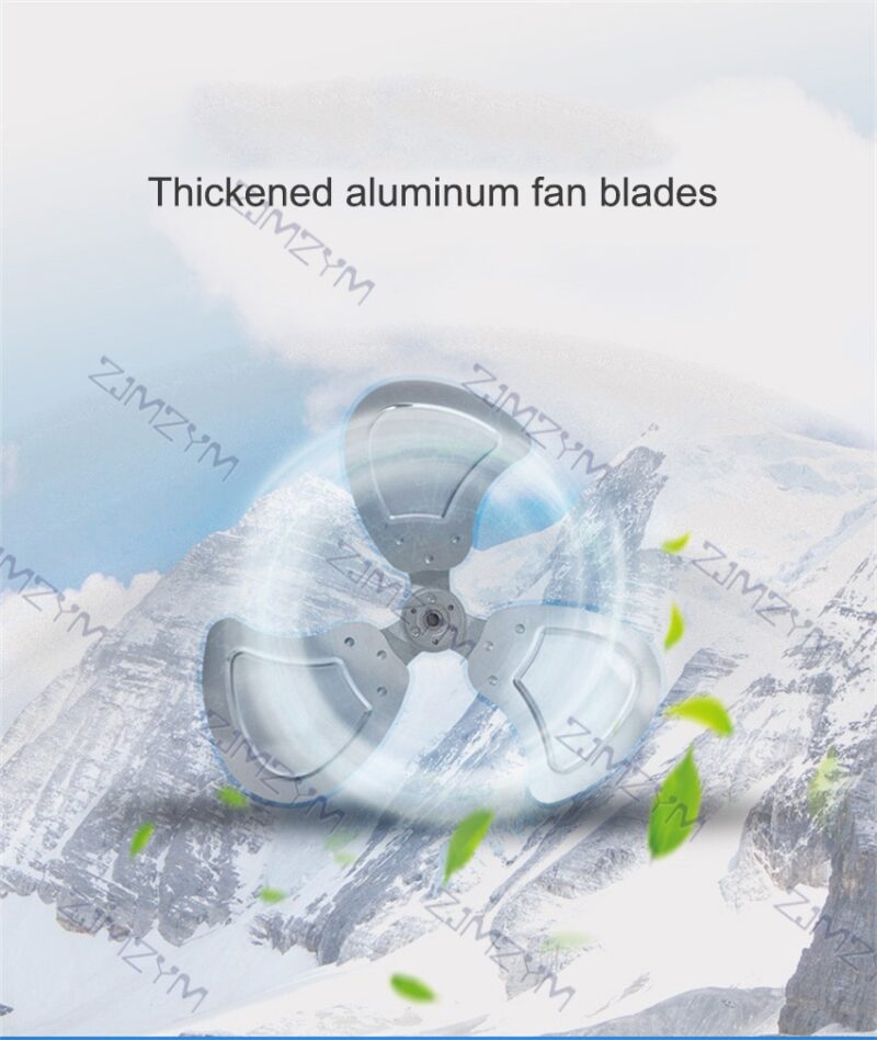 HD-16 16inch Industrial Electric Fan Household 4 Gear Adjustment Floor Fan Aluminium Leaf Large Wind 1350rpm Stand Fan 220V - Image 3