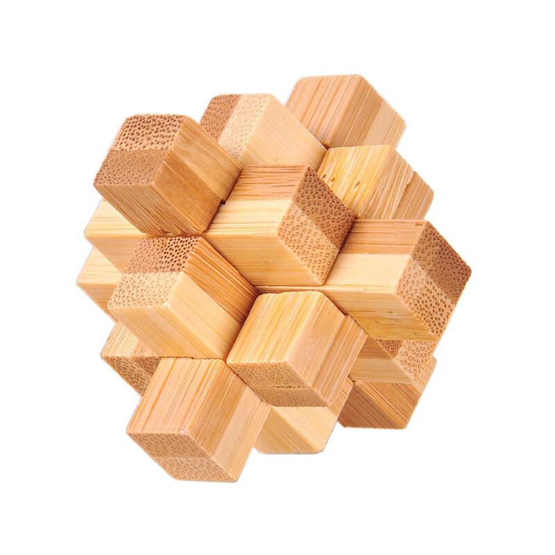 Kong Ming Luban Lock Kids Children 3D Handmade Wooden Toy Adult Intellectual Brain Teaser Game Puzzle Educational Toys - Image 3