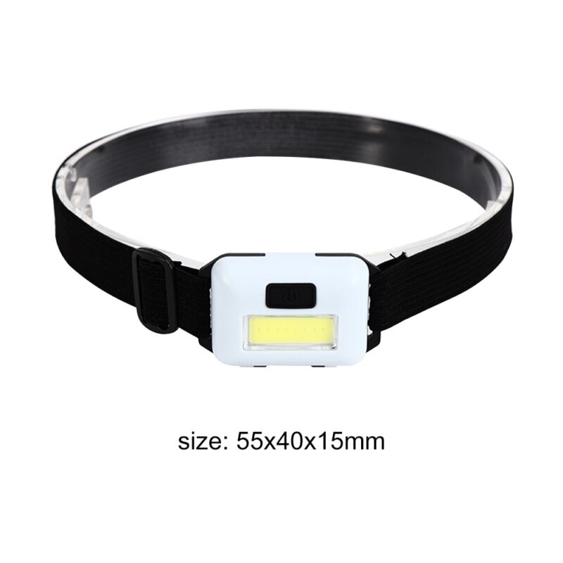 Mini COB LED Headlamp 3 Modes Waterproof Headlight Head Flashlight Torch Lanterna For Outdoor Camping Night Fishing - Image 6