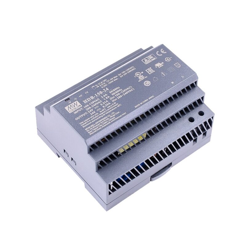 Original Mean Well HDR-15 30 60 100 150 series DC 5V 12V 15V 24V 48V meanwell Ultra Slim Step Shape DIN Rail Power Supply - Image 6