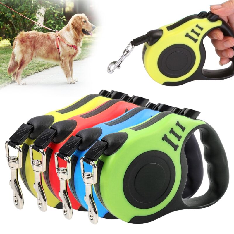 Retractable Dog Leash 3M/5M Automatic Flexible Dog Puppy Cat Traction Rope Belt Dog Leash for Small Medium Dogs Pet Supplies - Image 2