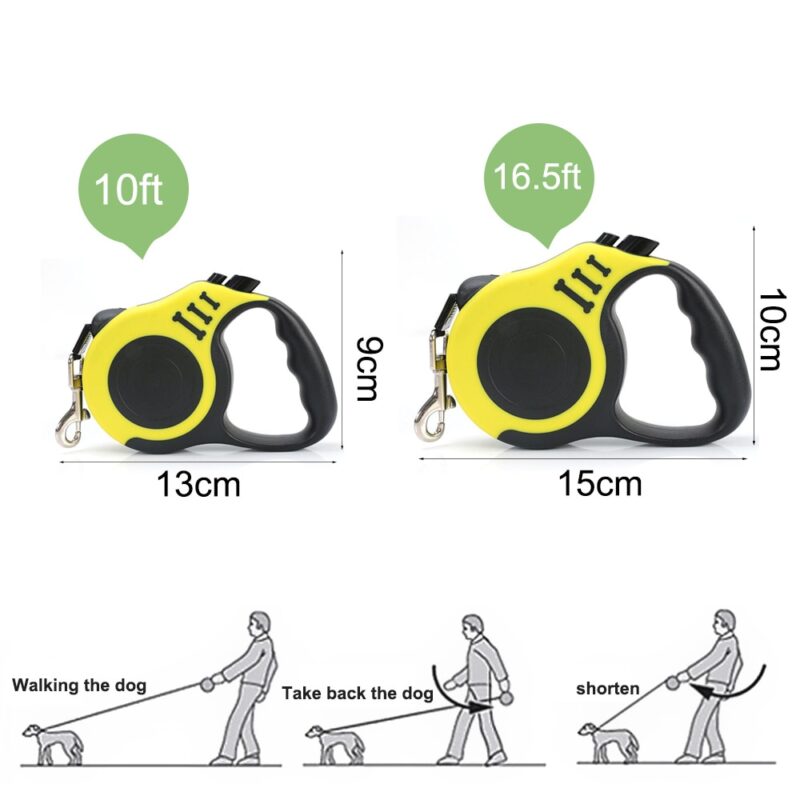 Retractable Dog Leash 3M/5M Automatic Flexible Dog Puppy Cat Traction Rope Belt Dog Leash for Small Medium Dogs Pet Supplies - Image 5