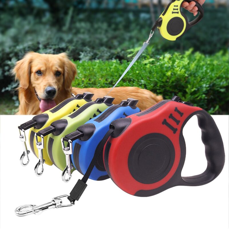 Retractable Dog Leash 3M/5M Automatic Flexible Dog Puppy Cat Traction Rope Belt Dog Leash for Small Medium Dogs Pet Supplies