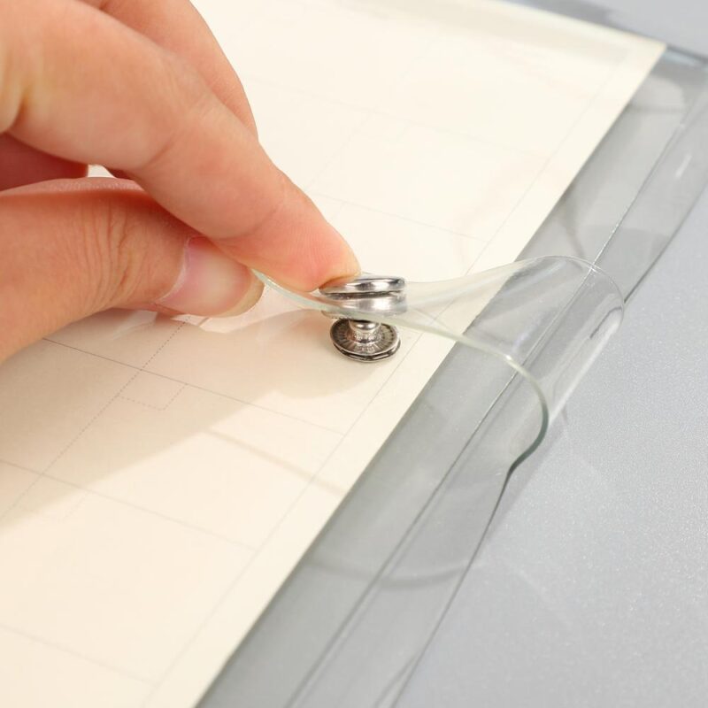 Transparent loose leaf binder loose strap loose leaf inner core  A6 A7 note book journal a5 planner office supplies - Image 3