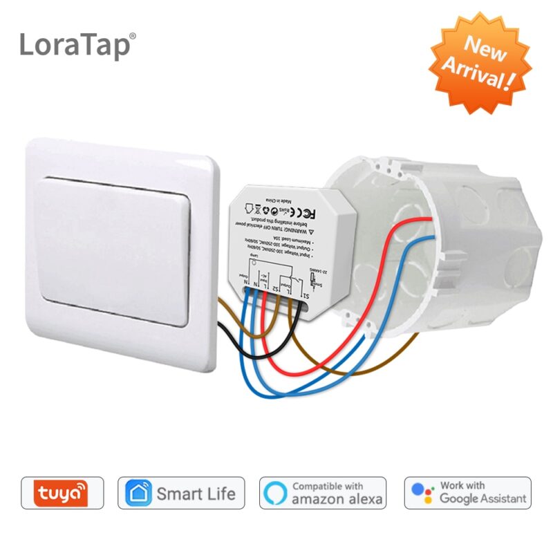 Tuya Smart Life Wifi Switch Relay Breaker Module Automation Smart Lighting Google Home Alexa Echo Remote Control App timer 10A - Image 3