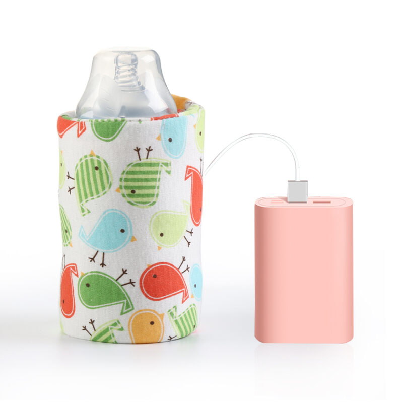 USB Milk Water Warmer Travel Stroller Insulated Bag Baby Nursing Bottle Heater Newborn Infant Portable Bottle Feeding Warmers