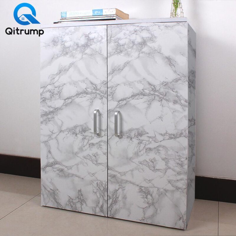 Waterproof Oil-proof Marble Wallpaper Contact Paper Wall Stickers PVC Self Adhesive Bathroom Kitchen Countertop Home Improvement - Image 2