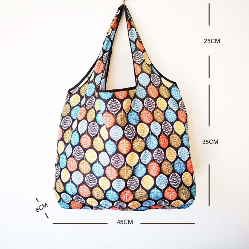 reusable shopping bag foldable polyester bag eco friendly shopping bag large capacity grocery bags folding shopping bag totes - Image 2